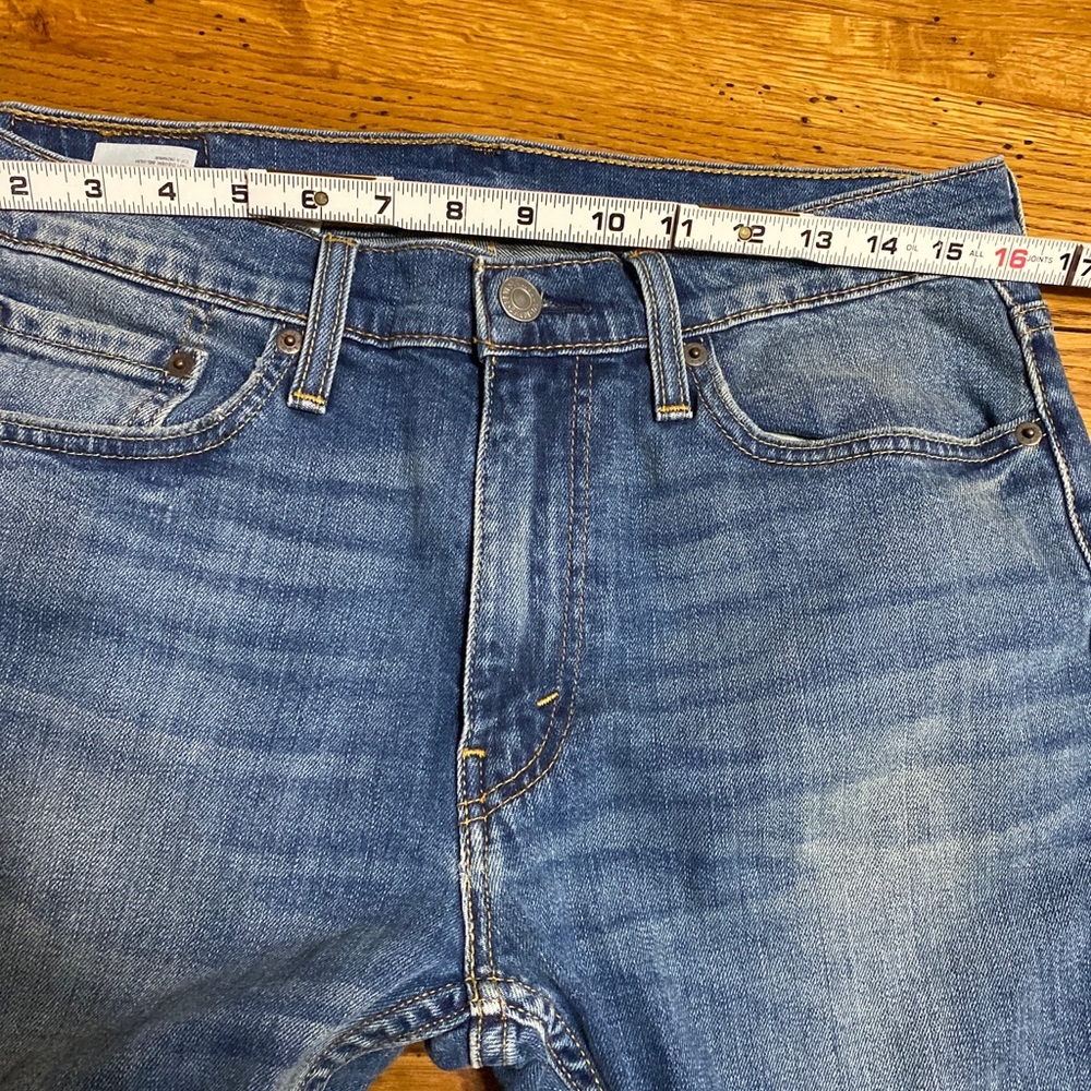 Levi's 513 Slim Straight Blue Jeans W/ Stretch Men's 31x32 RT$69.50. - Picture 4 of 7